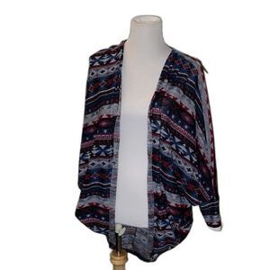 Lush Brand Tribal Knit Sweater Size Small